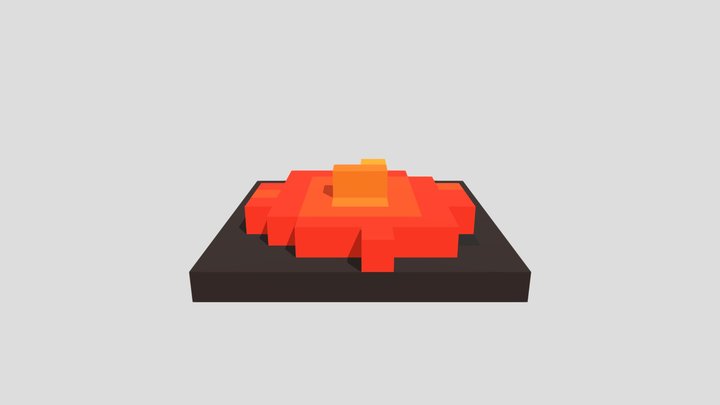 Honey Puddle - Voxel 32x32 – Gratis 3D-model STL