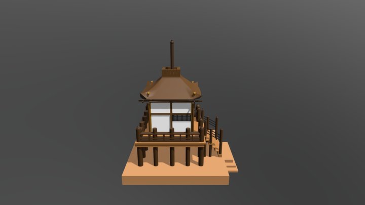 Japanesetemple1.3CIELO SANCHEZ A01333860 3D Model