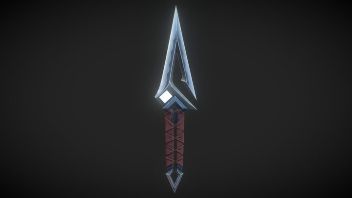 KURONAMI (without chain) - Valorant Melee 3D Model