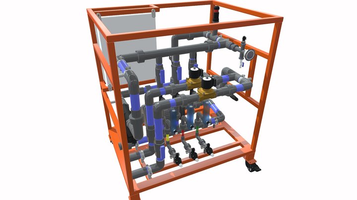 Smart Fertigation System for Melon Farming 3D Model