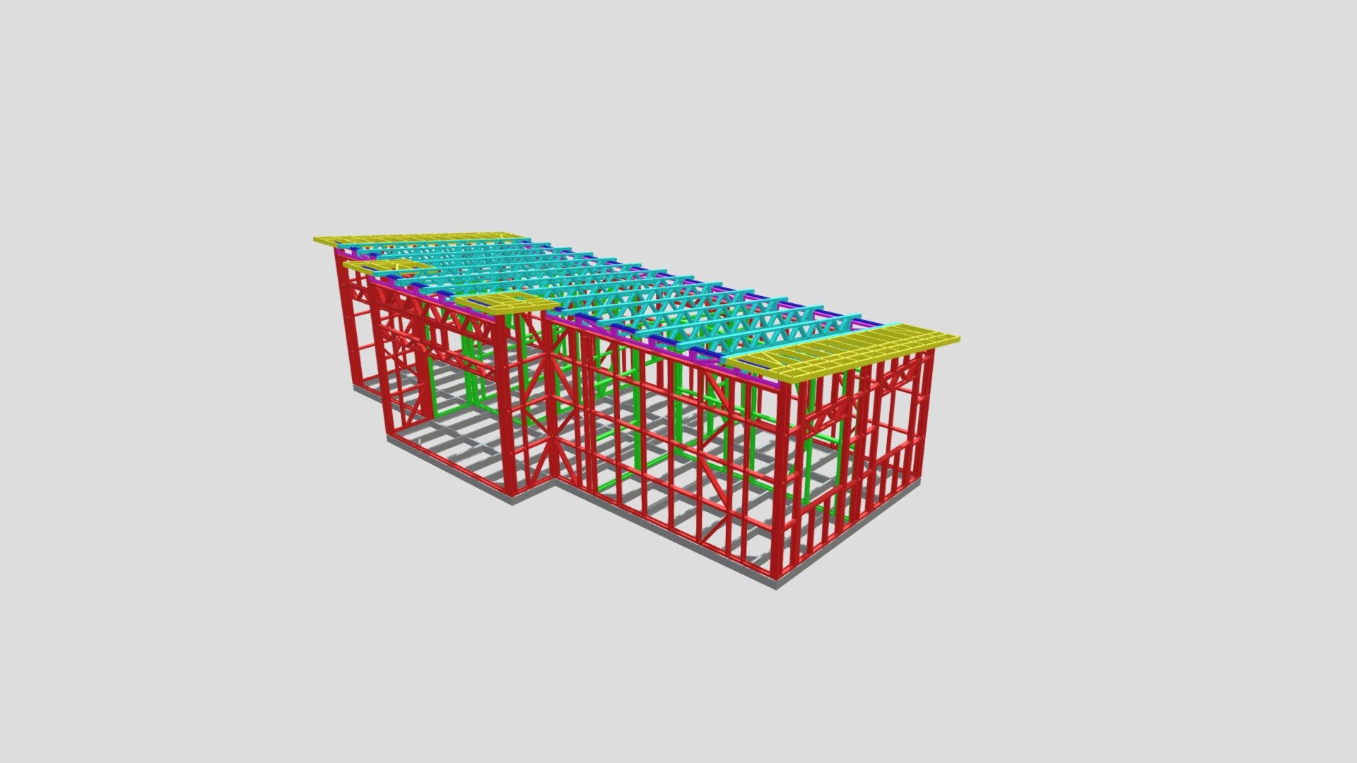2305242LL 3D model by Steel Frames Direct & Go Tiny Frame Kits