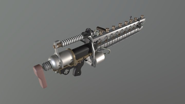 Atomic Heart Firearms "Relsotron" 3D Model