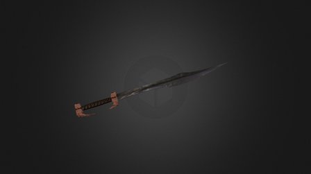 Spartan Sword 3D Model