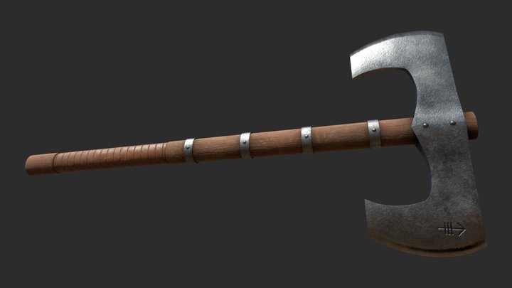 M_WarAxe_GameResTexture 3D Model
