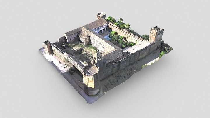 Alcazar de los Reyes Cristianos de Córdoba 3D Model