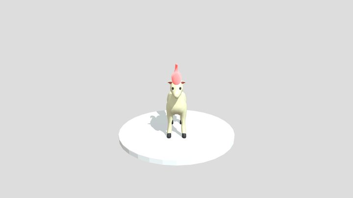 Ponyta 3D Model