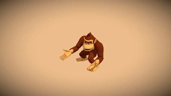 Donkey Kong (TV Show) 3D Model