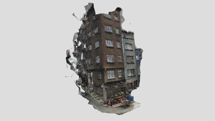 Manavlı Bina 3D Model