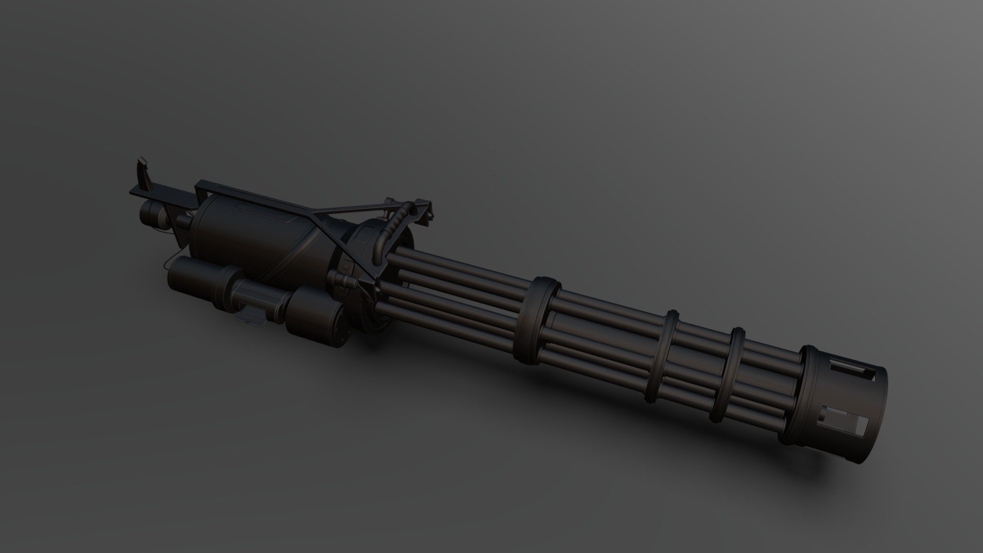 Minigun - 3D model by Ivashka0608 [32dd1bd] - Sketchfab