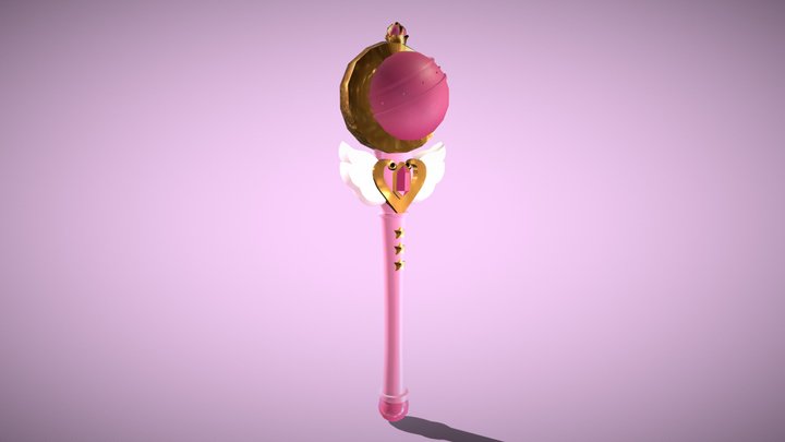 Cutie Moon Rod 3D Model