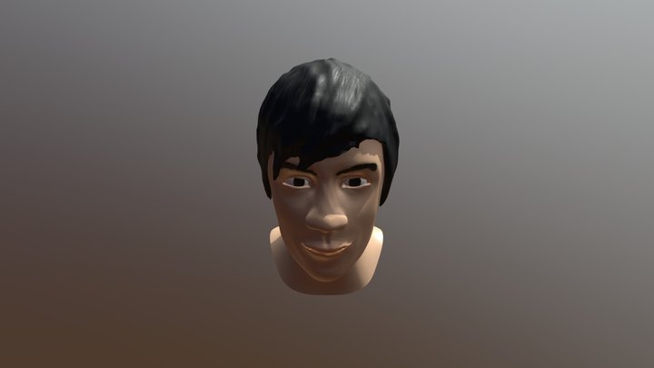 Dan Kuruto Head Bust 3D Model