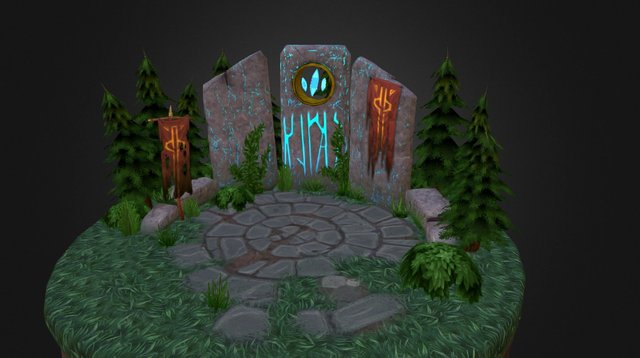 Buff Camp 3D Model