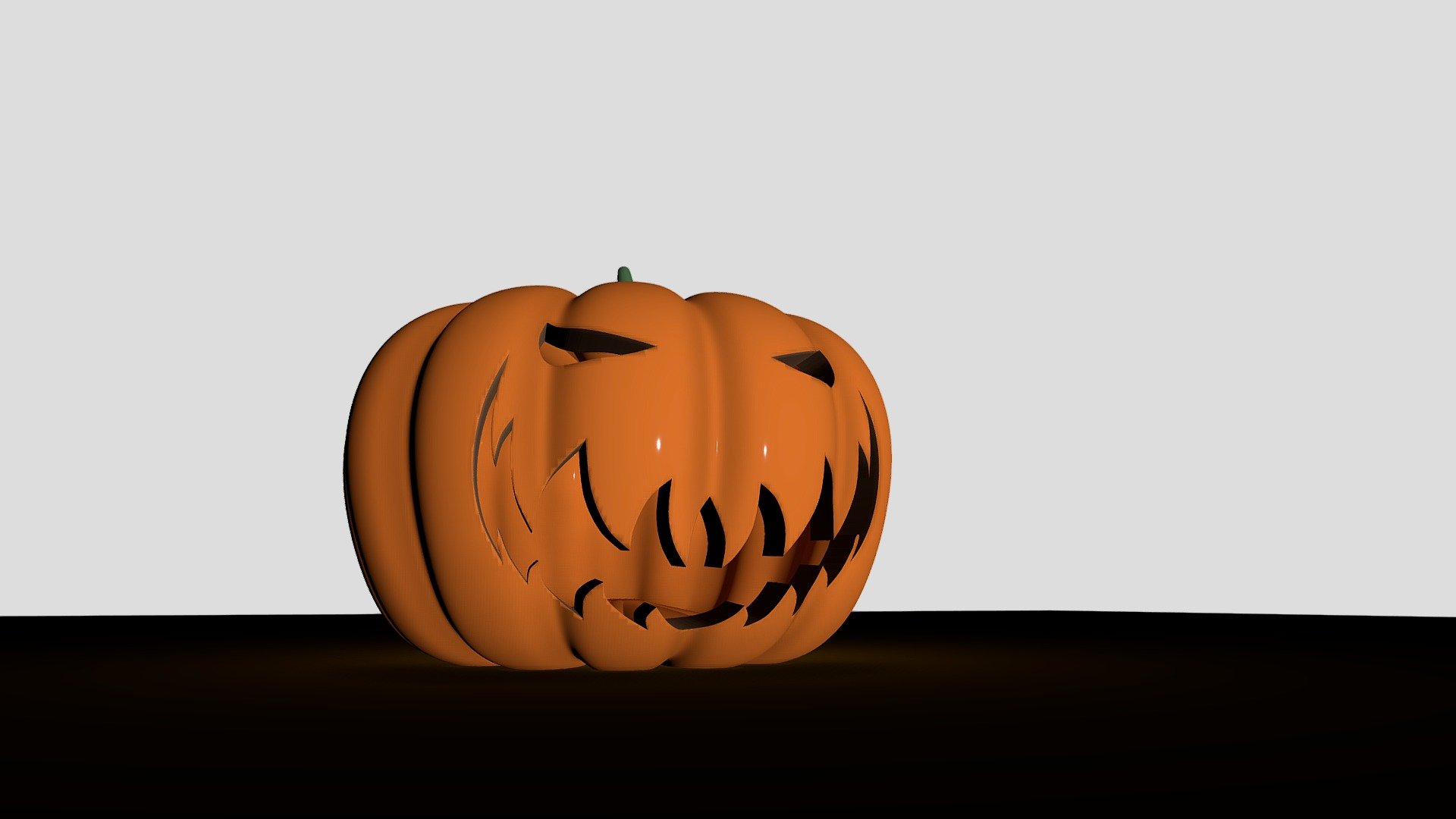 Scary Halloween Pumpkin