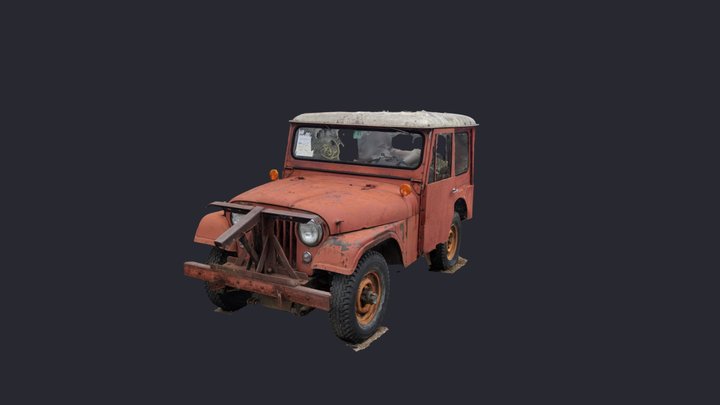 RedJeep 3D Model