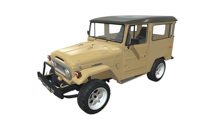 4x4 toyota Bj 3D Model
