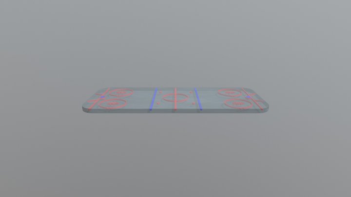 Hockey Rink 3D Model