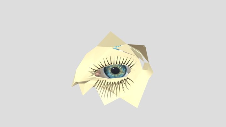 Ojo geométrico 3D Model