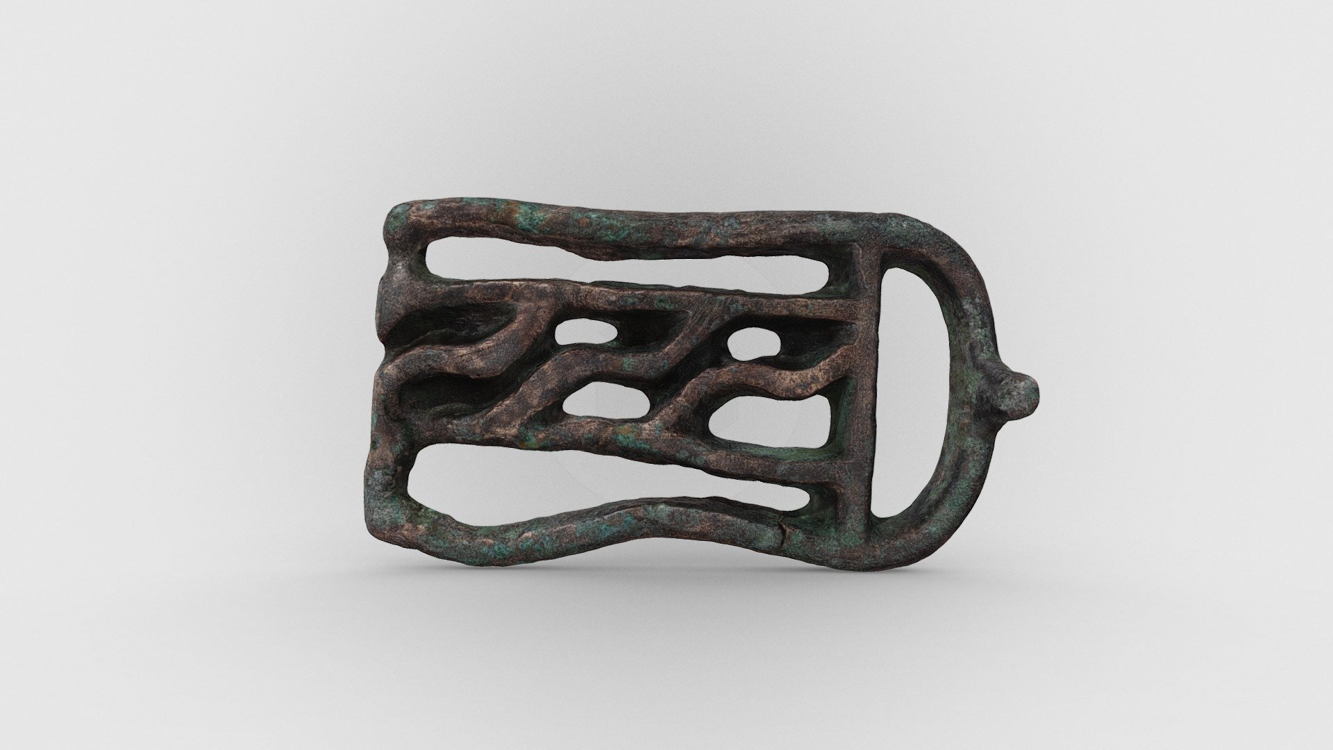 Ажурная поясная пряжка — Sketchfab embed 3D viewer