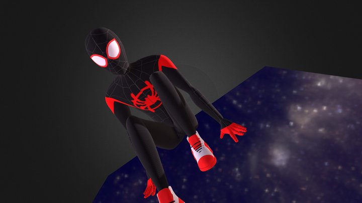 Miles Morales Spider-Man 3D Model