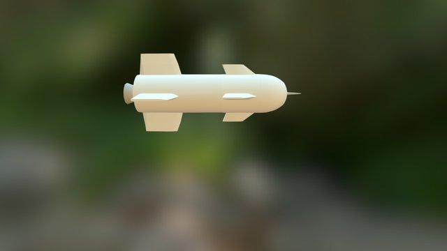 Missile exploded 3D Model