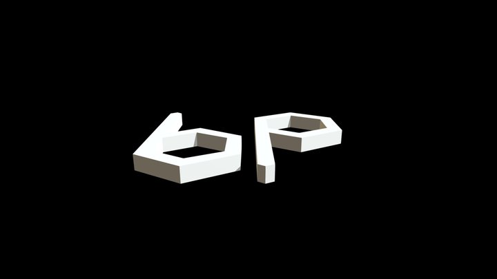 BluePR0 Logo 3D Model