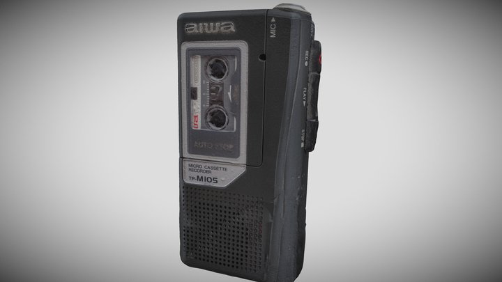 microcassette (with audio) – Modello 3D gratuito STL