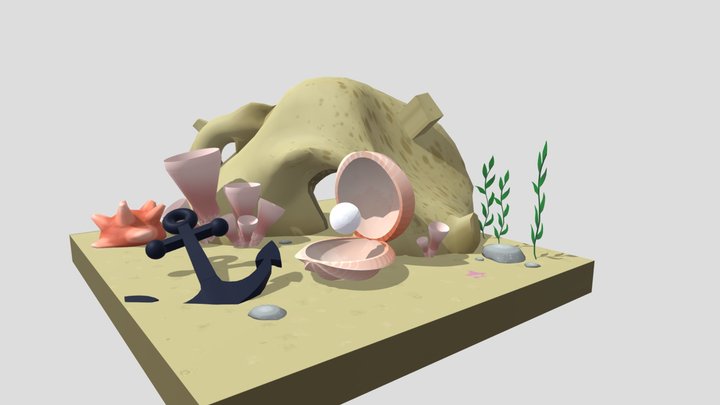 coral ft animation 3D Model