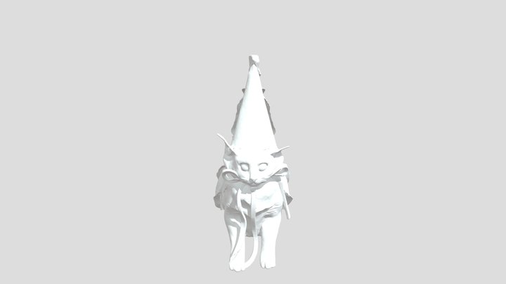 Fairy Tale Feline 3D Model