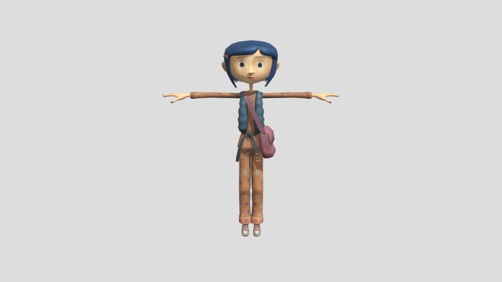 Coraline pajamas Coraline Wii 3D Model