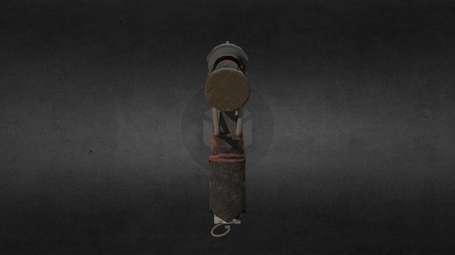 Flashbang gun 3D Model
