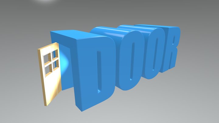 Door Cartel 3D Model