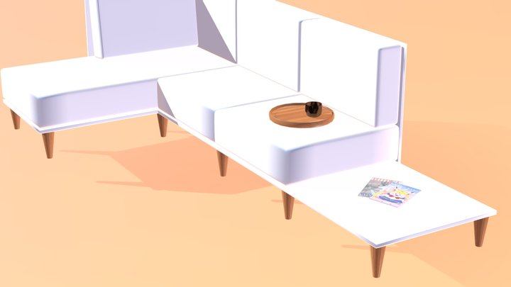Couch 3D Model