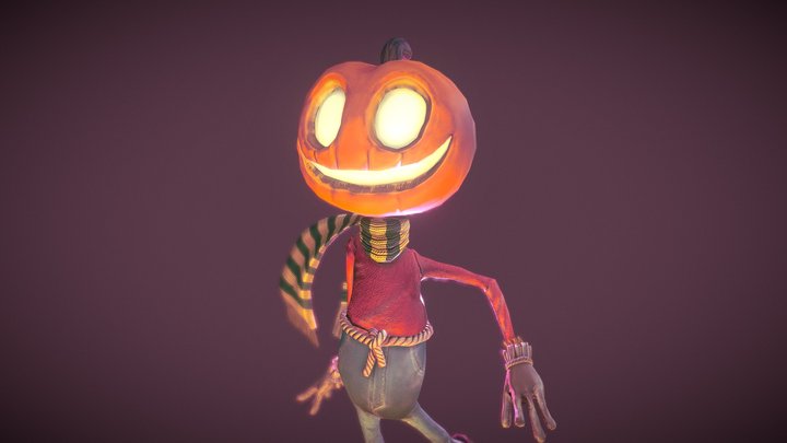 Jasper The Pumpkin 3D Model
