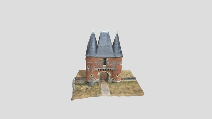 Porche Chateau 3D Model