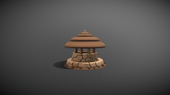 Stylized African Village Well_CCT