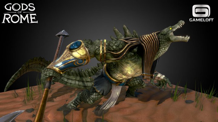 Sobek - Gods of Rome 3D Model