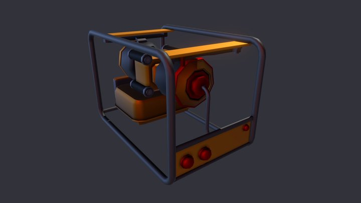 Generador Electrico 3D Model