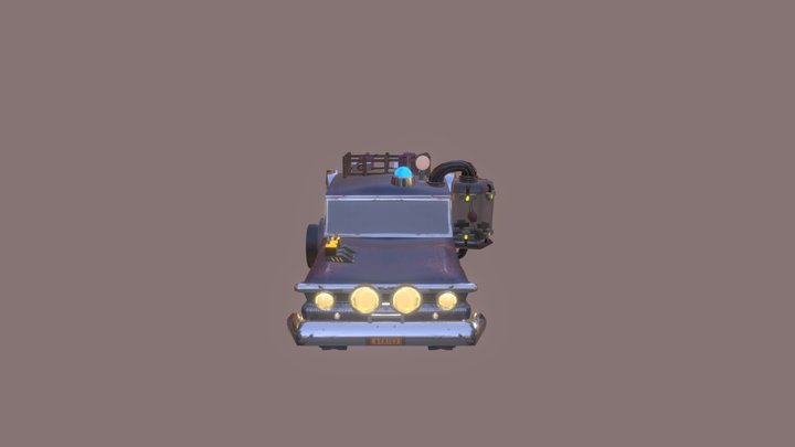Police 1955 Sci-fi Africaland 3D Model