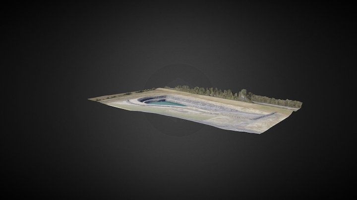 New Cemex Quarry excavation area only 3D Model