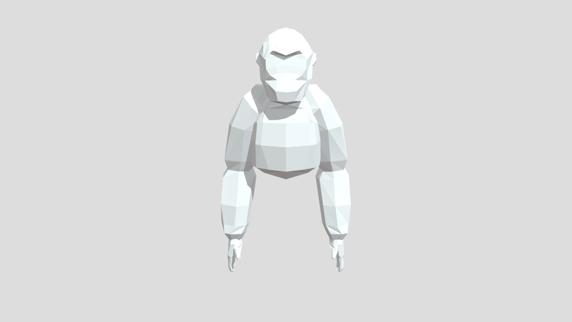 White Gorilla Tag Gorilla - Download Free 3D model by braydonplayz8 ...