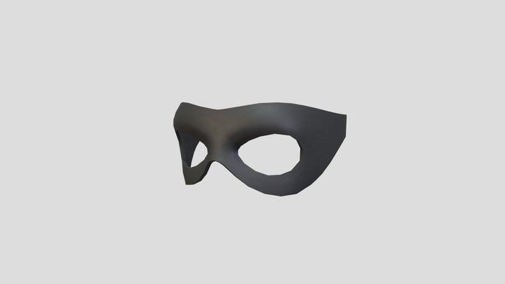 Burglar Mask 3D Model