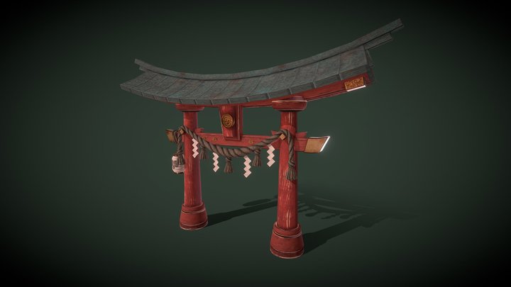Torii - Japanese Gate 3D Model
