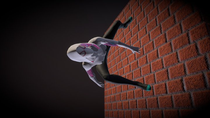 Spider Gwen Study 3D Model