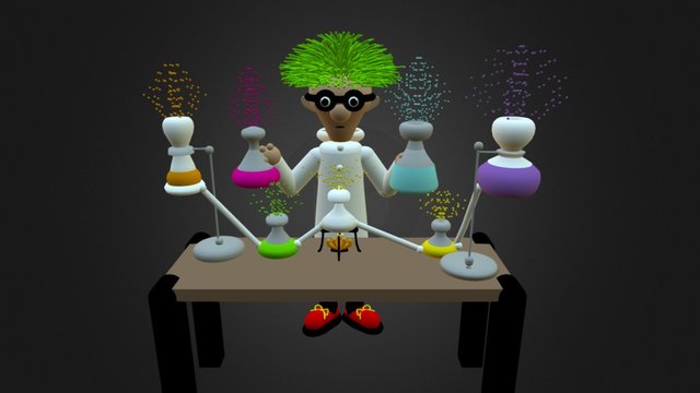Scientist 3D Model