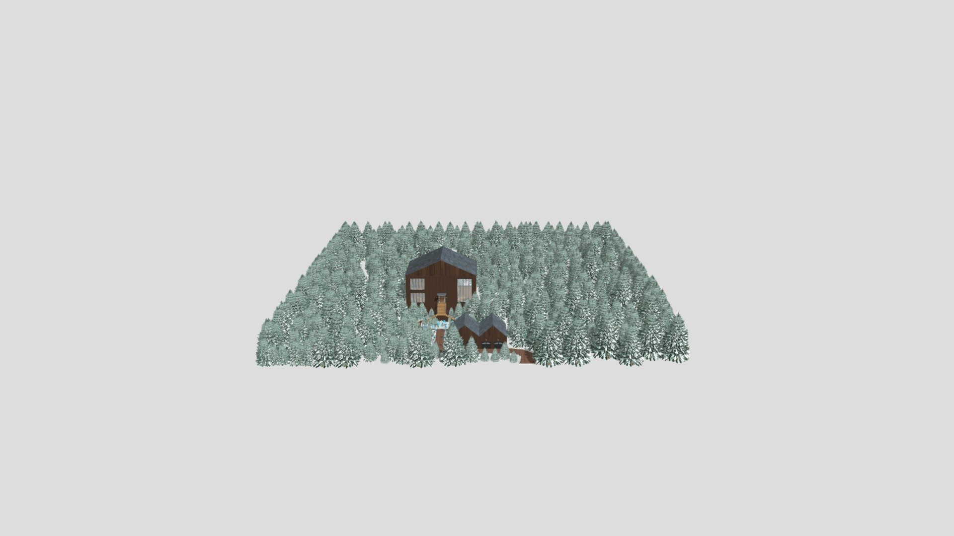 Winter landscape BIG DREAM VACATION HOUSE