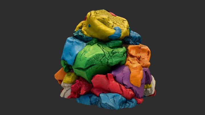 Play-Doh by Jeff Koons at Station F 3D Model