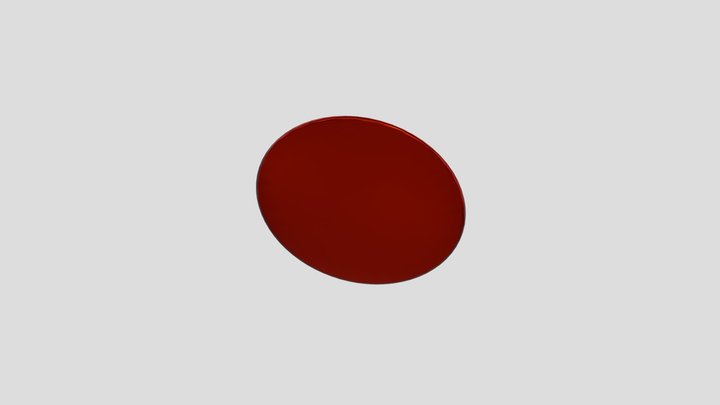 Captain America Shield BLENDER 3D Model