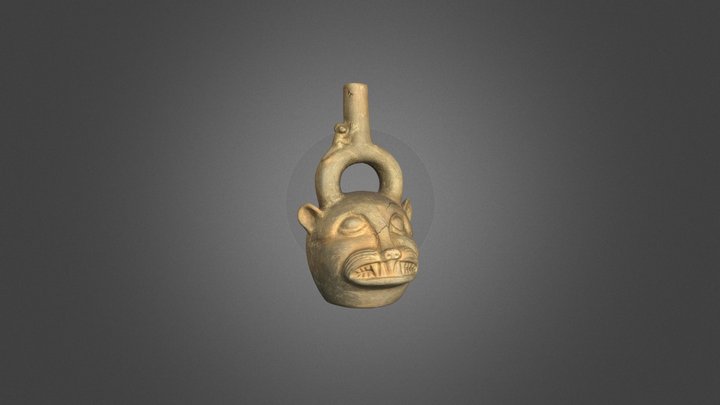 Felideo Stirrup Vessel - Museu Nacional 3D Model