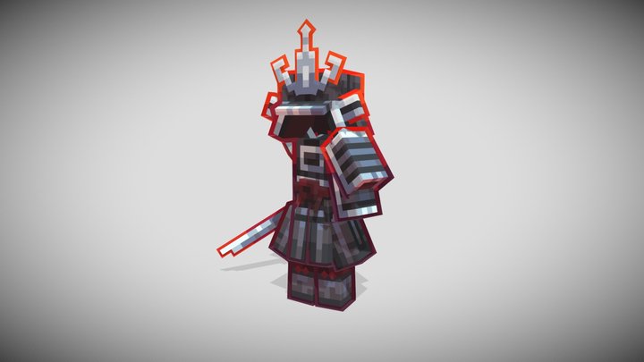 Possessed samurai armor 3D Model