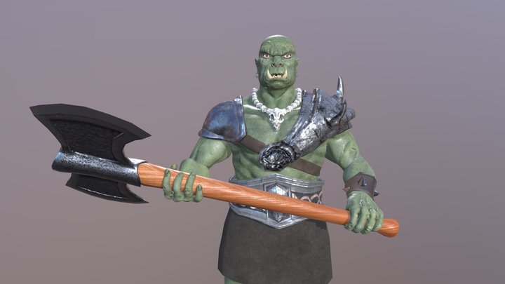 Orc Warrior 3D Model